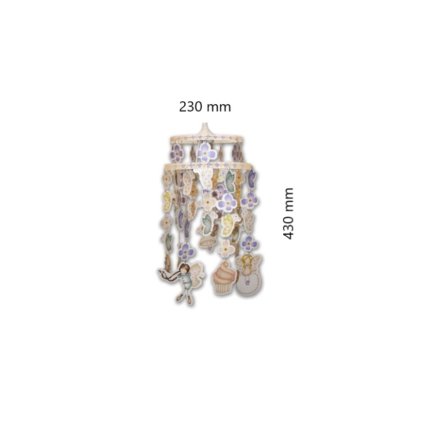 Decofun 70-114 - Dječje sjenilo za dječji luster HEIRLOOM E27 430x230 mm