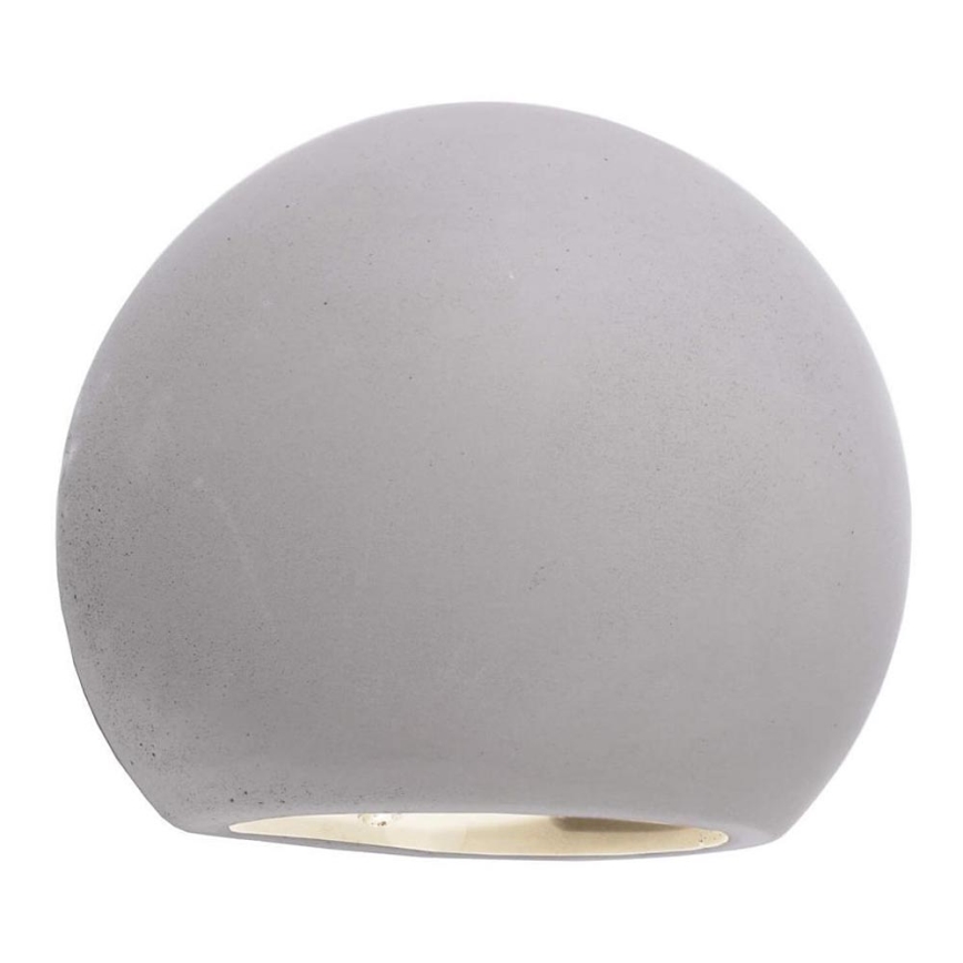 Deko-Light 341177 - Zidna svjetiljka OSANO 1xG9/25W/230V beton