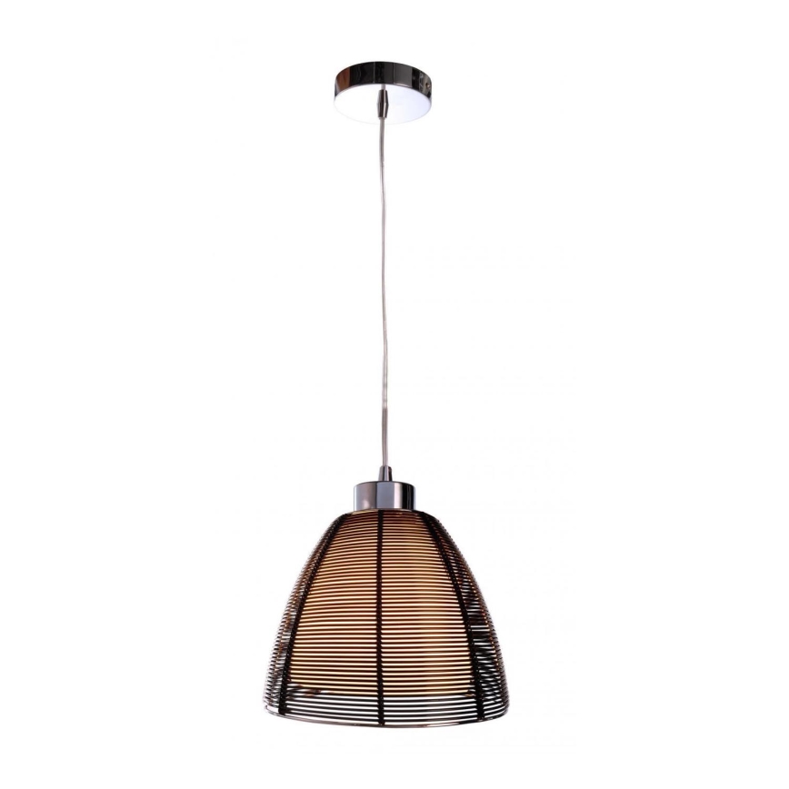 Deko-Light 342026 - Luster na sajli FILO 1xE27/60W/230V pr. 19 cm crna