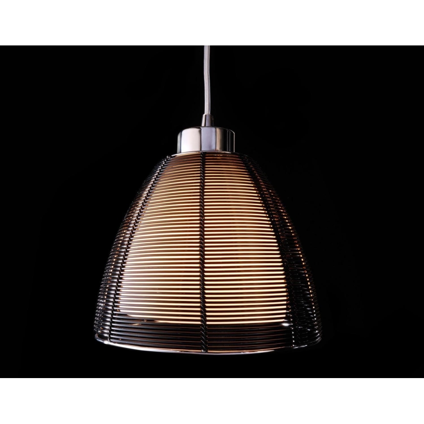 Deko-Light 342026 - Luster na sajli FILO 1xE27/60W/230V pr. 19 cm crna