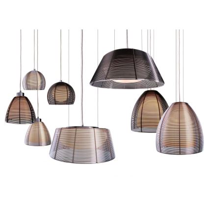 Deko-Light 342031 - Luster na sajli FILO 3xE27/60W/230V pr. 39 cm srebrna