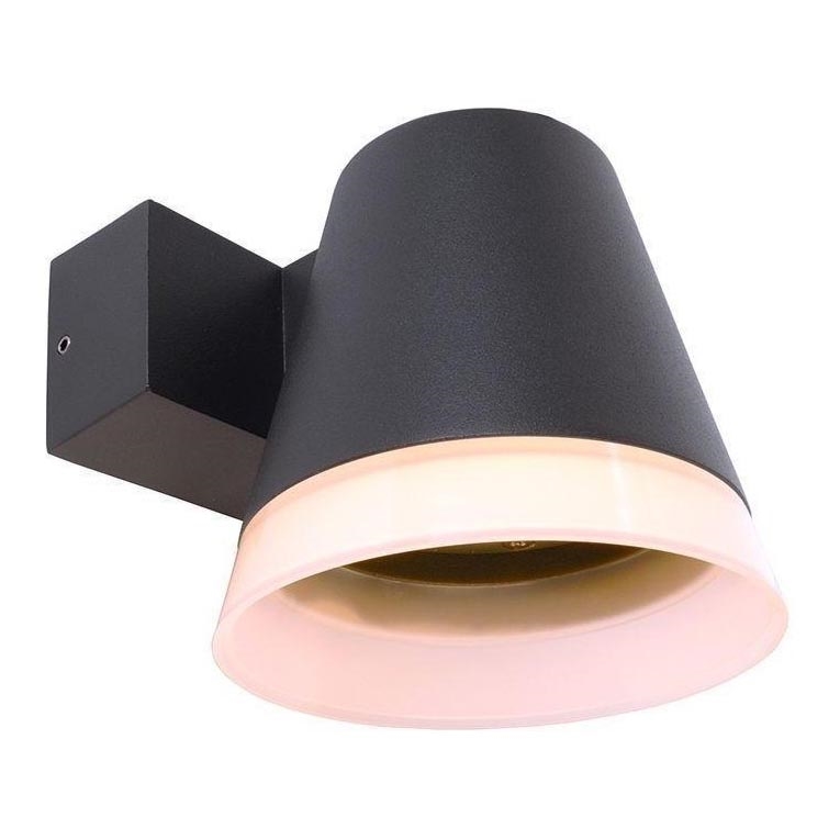 Deko-Light 731076 - LED Vanjska zidna svjetiljka SERPENTIS LED/6,2W/230V IP54 crna