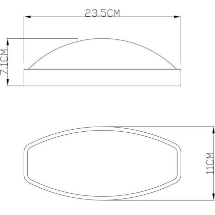 Deko-Light 731092 - LED Vanjska zidna svjetiljka ERIDANI LED/13W/230V IP44 antracit