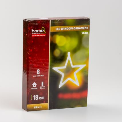 Ukras za prozor 8xLED/3xAA
