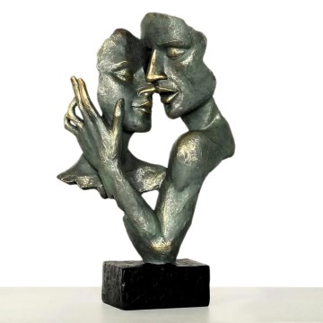 Dekoracija za stol 31,5x9,5x19 cm smola/patina