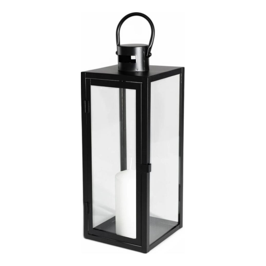 Dekorativna crna lanterna, 38 cm