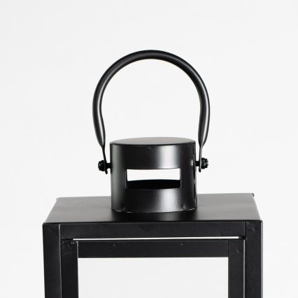 Dekorativna lanterna 49 cm crna