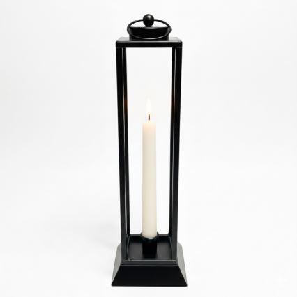 Dekorativna lanterna HALL, 34 cm, crna