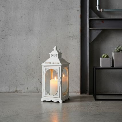 Dekorativna lanterna ROSEHILL 27,5 cm bijela