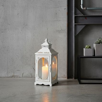 Dekorativna lanterna ROSEHILL 40 cm bijela