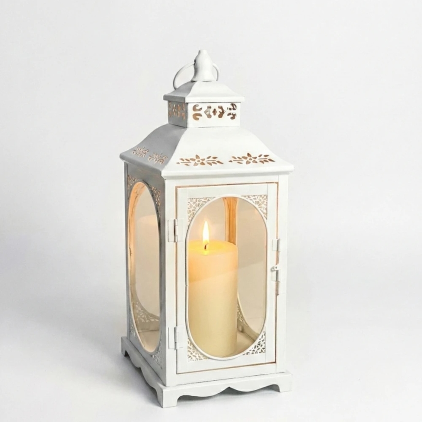 Dekorativna lanterna ROSEHILL 54,5 cm bijela