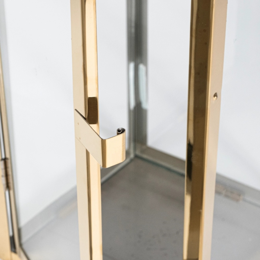 Dekorativna lanterna TOWER 29 cm zlatna