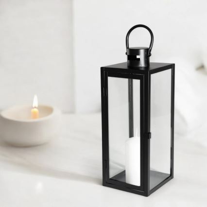 Dekorativna lanterna TOWER 63 cm crna