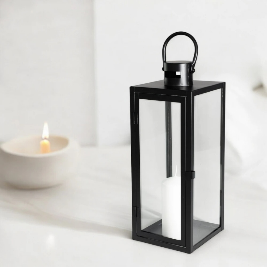 Dekorativna lanterna TOWER 63 cm crna