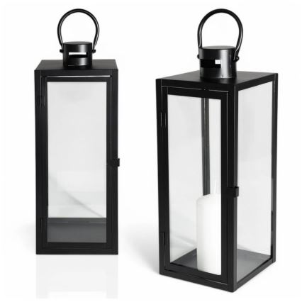 Dekorativna lanterna TOWER 63 cm crna