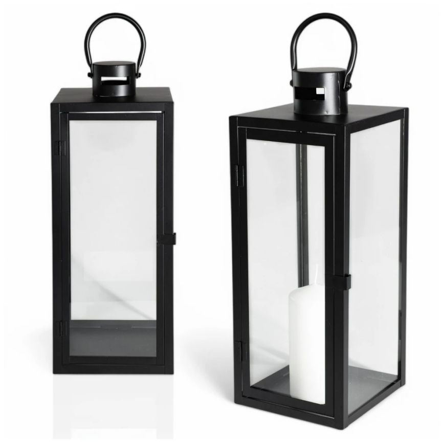 Dekorativna lanterna TOWER 63 cm crna