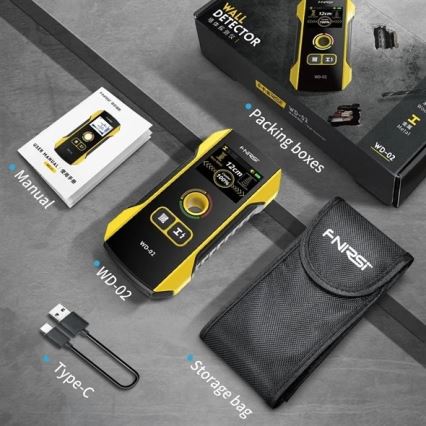 Detektor metala, napona i nehomogenosti 300 mAh 5V