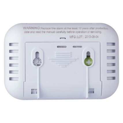 Detektor ugljičnog monoksida 3V/2xAA/LR6/85dB