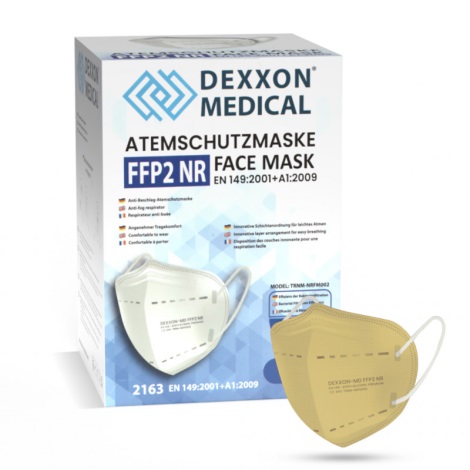 DEXXON MEDICAL Zaštitna maska FFP2 NR bež 1kom
