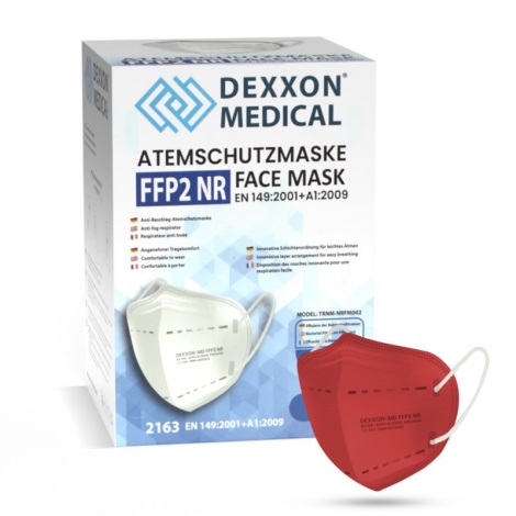 DEXXON MEDICAL Zaštitna maska FFP2 NR Red 1 kom