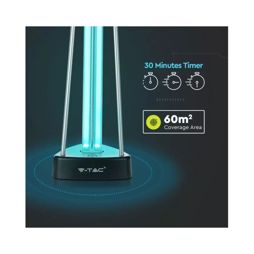 Dezinfekcijska germicidna lampa s ozonom UVC/38W/230V