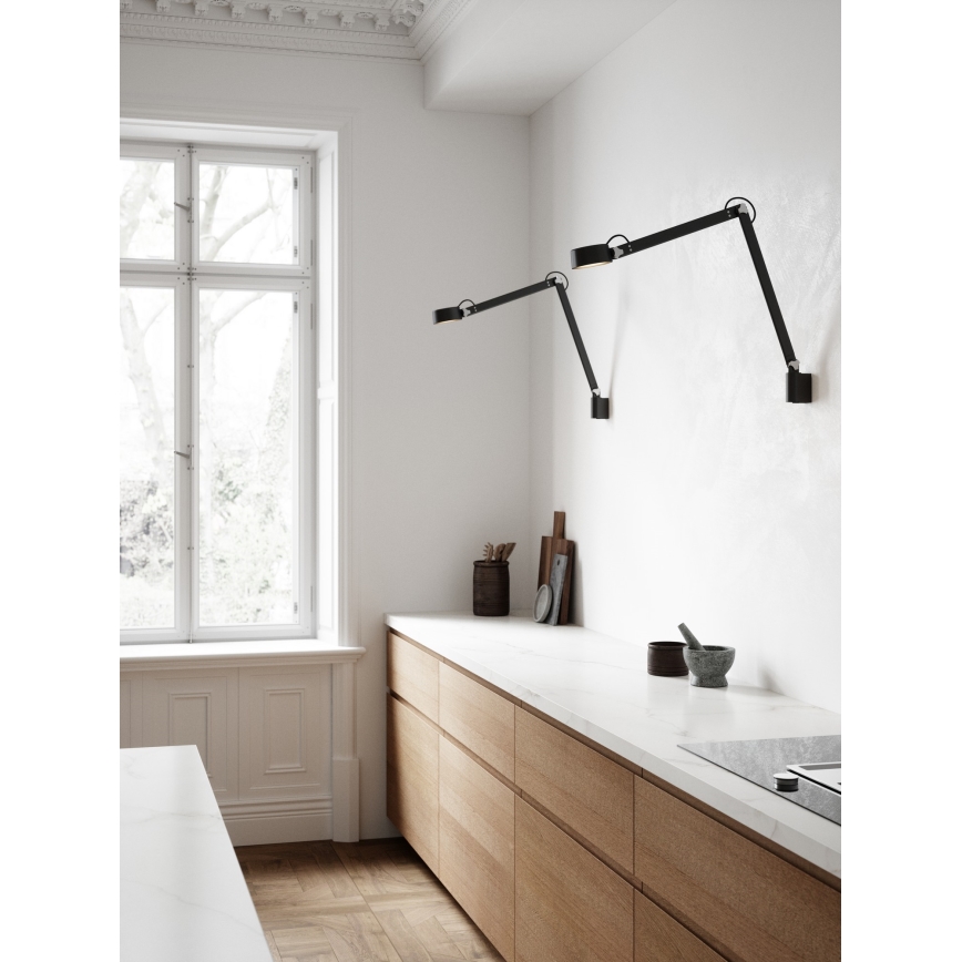 DFTP by Nordlux - LED Prigušiva stolna lampa na dodir 3v1 NOBU LED/9W/230V crna