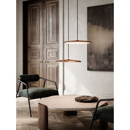 DFTP by Nordlux - LED Prigušivi luster na sajli ARTIST LED/24W/230V pr. 40 cm bakrena