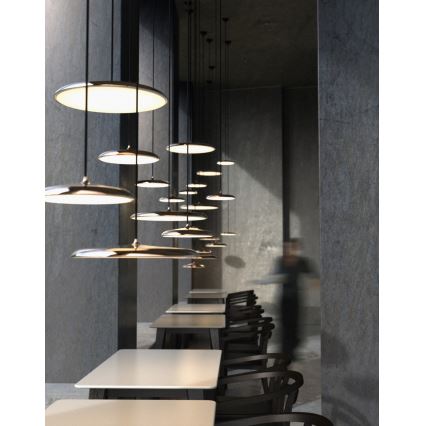 DFTP by Nordlux - LED prigušivač luster na užetu ARTIST LED/14W/230V promjer 25 cm bakrena