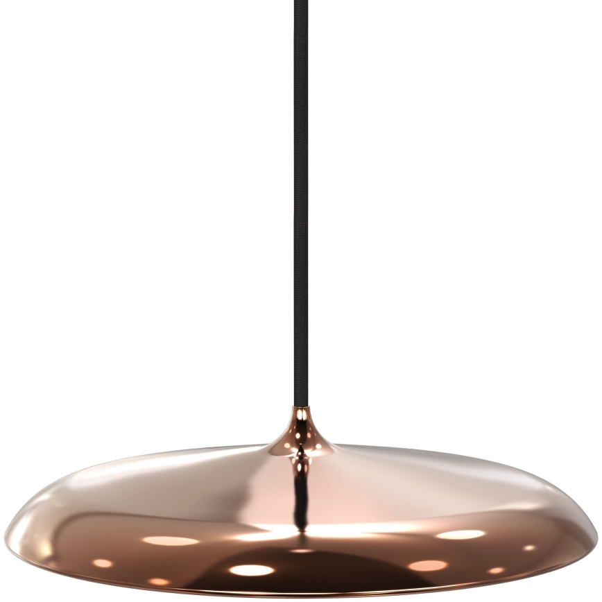 DFTP by Nordlux - LED prigušivač luster na užetu ARTIST LED/14W/230V promjer 25 cm bakrena