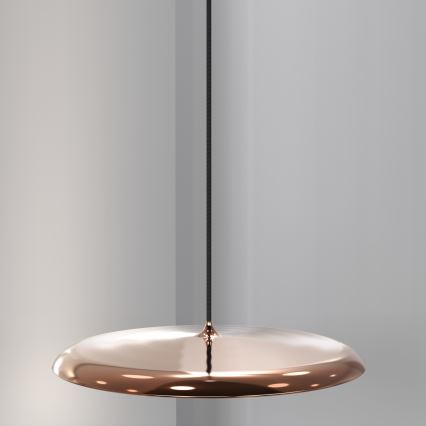 DFTP by Nordlux - LED prigušivač luster na užetu ARTIST LED/24W/230V promjer 40 cm bakrena