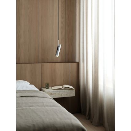 DFTP by Nordlux - Luster na kabelu MIB 1xGU10/8W/230V sjajni krom