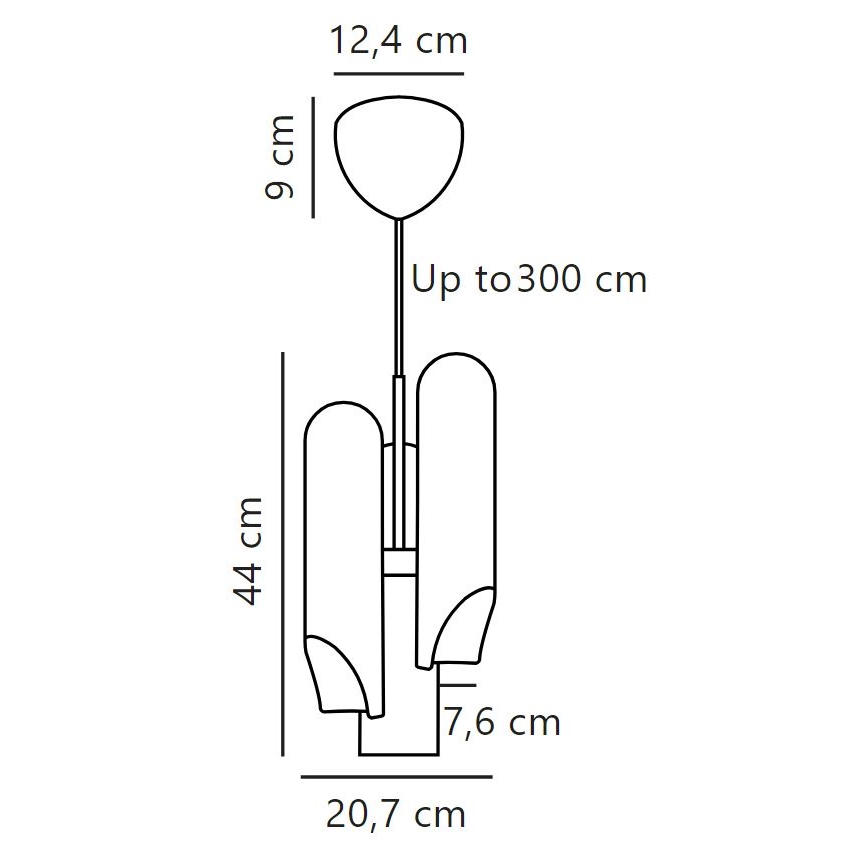 DFTP by Nordlux - Luster na sajli ROCHELLE 3xGU10/15W/230V