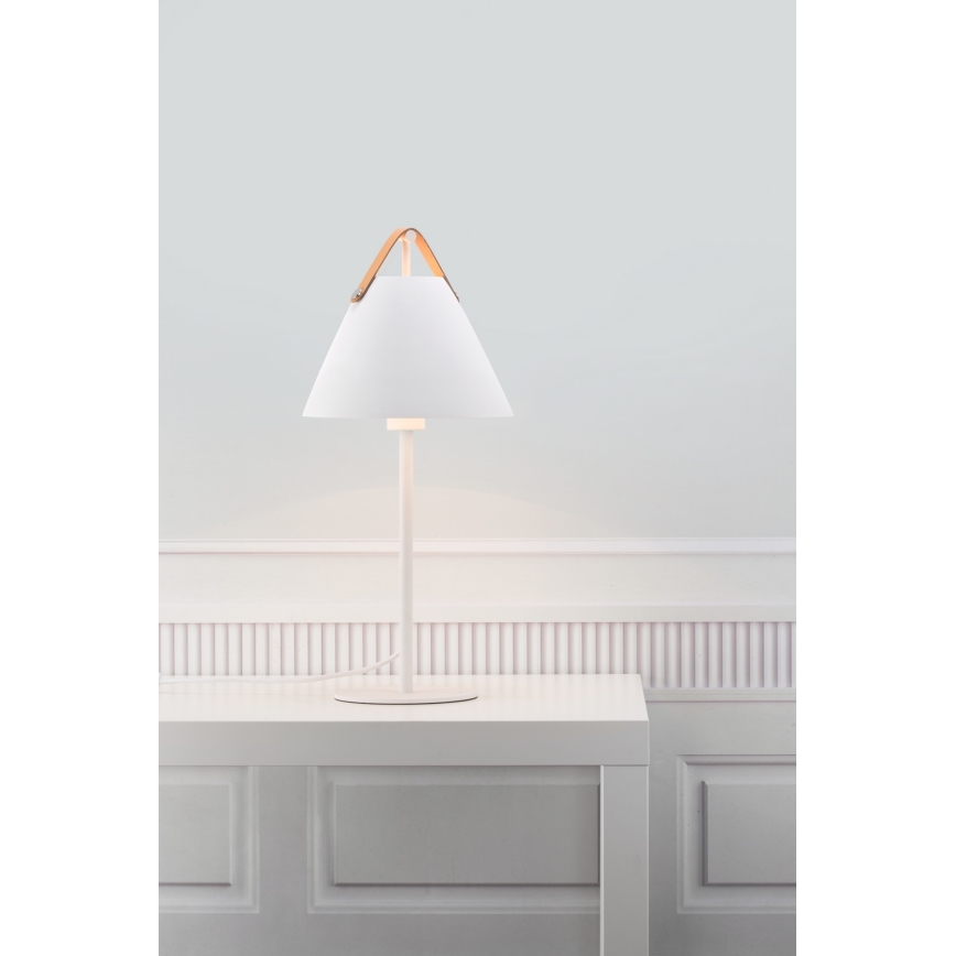 DFTP by Nordlux - Stolna lampa STRAP 1xE27/40W/230V bijela