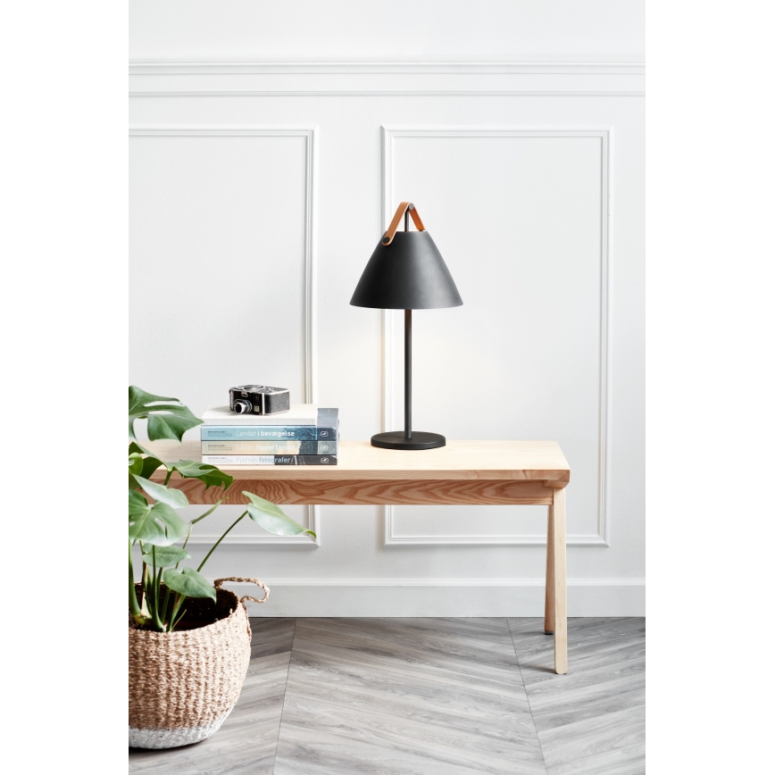 DFTP by Nordlux - Stolna lampa STRAP 1xE27/40W/230V crna