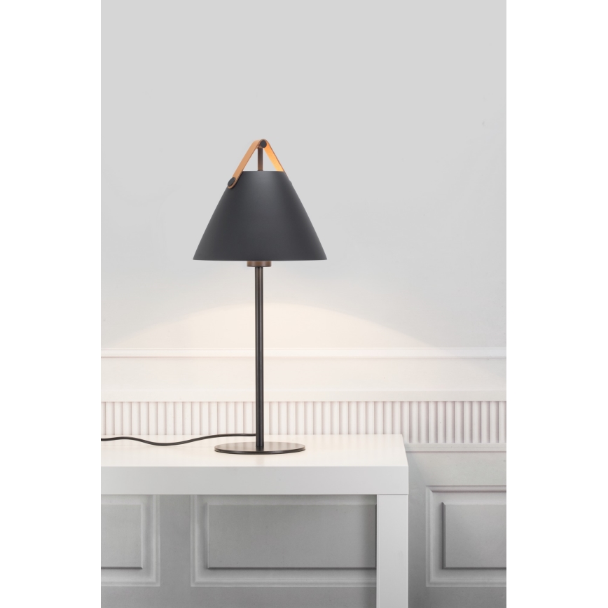 DFTP by Nordlux - Stolna lampa STRAP 1xE27/40W/230V crna