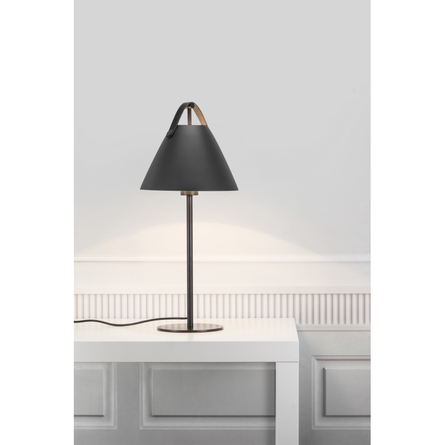 DFTP by Nordlux - Stolna lampa STRAP 1xE27/40W/230V crna
