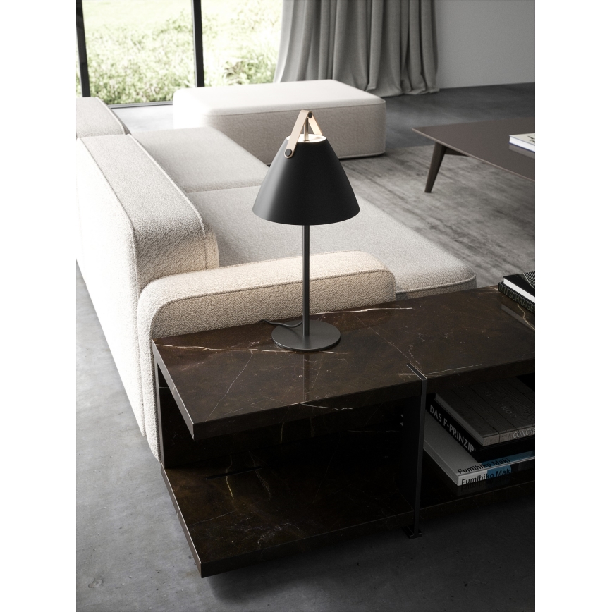 DFTP by Nordlux - Stolna lampa STRAP 1xE27/40W/230V crna