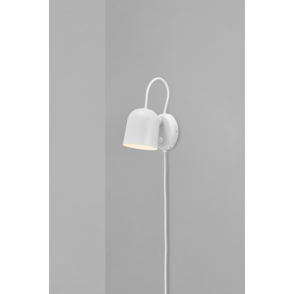 DFTP by Nordlux - Zidna reflektorska svjetiljka s USB portem ANGLE 1xGU10/25W/230V bijela