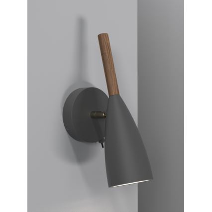 DFTP by Nordlux - Zidna reflektorska svjetiljka PURE 1xGU10/8W/230V siva