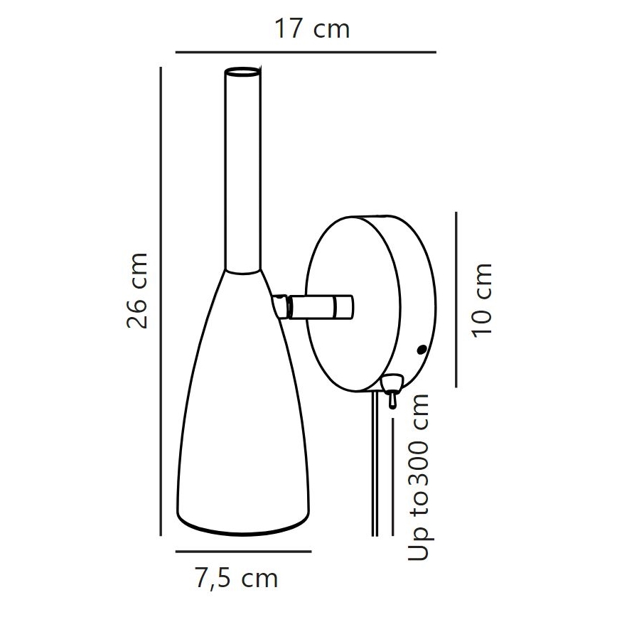 DFTP by Nordlux - Zidna reflektorska svjetiljka PURE 1xGU10/8W/230V siva