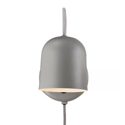 DFTP by Nordlux - Zidni reflektor s USB priključkom ANGLE 1xGU10/25W/230V siva