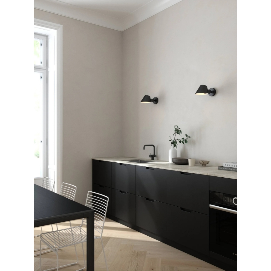 DFTP by Nordlux - Zidna svjetiljka STAY 1xE27/60W/230V crna