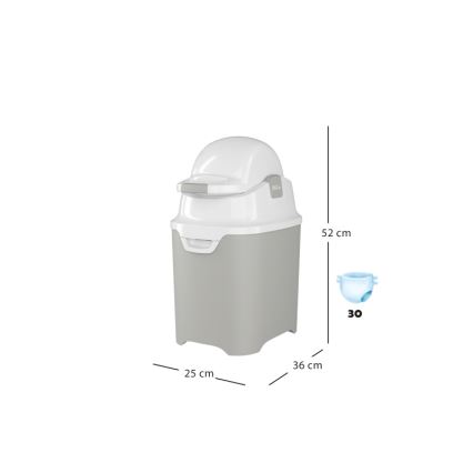 DiaperChamp - Koš za pelene ONE bežičasta
