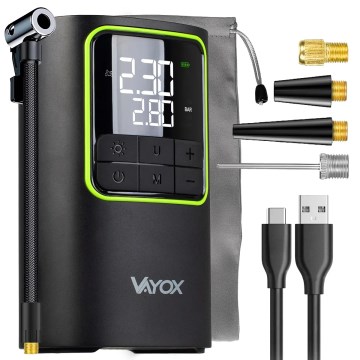 Digitalni džepni kompresor 5V 4000 mAh crni