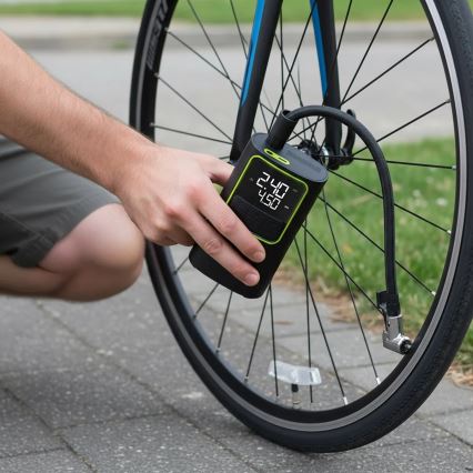 Digitalni džepni kompresor 5V 4000 mAh crni