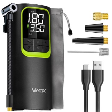 Digitalni džepni kompresor 5V 8000 mAh crni