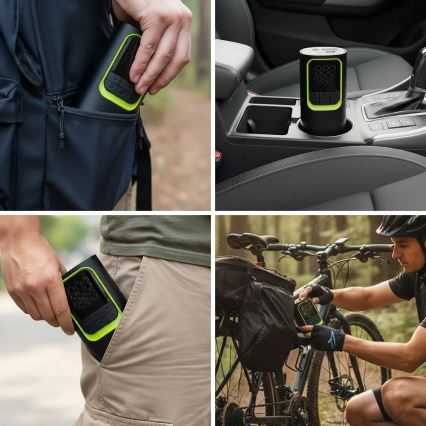 Digitalni džepni kompresor 5V 8000 mAh crni