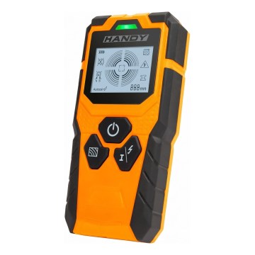 Digitalni multifunkcijski detektor 9V 1x6LR61 IP54 narančast