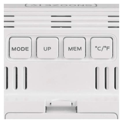 Digitalni termometar s higrometrom 1xAA bijeli