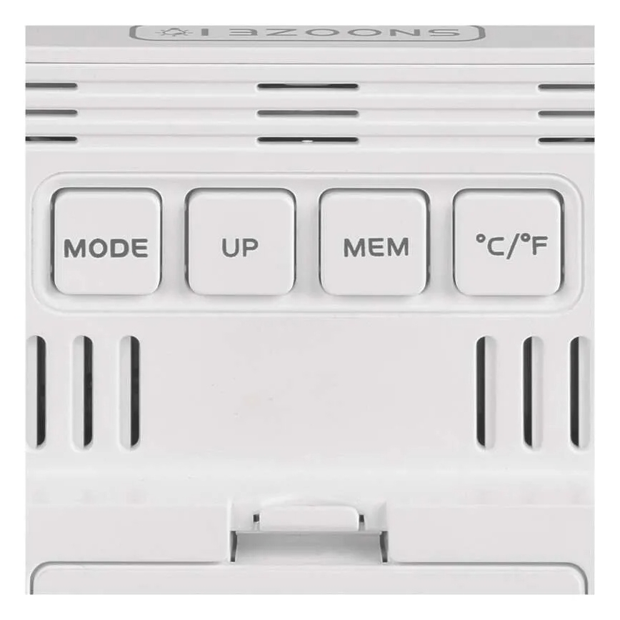 Digitalni termometar s higrometrom 1xAA bijeli